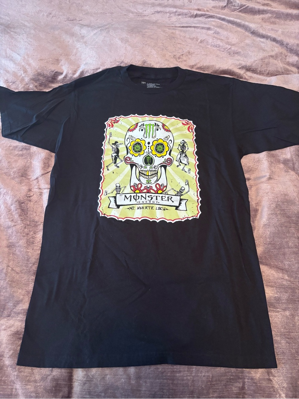 Monster Energy Sugar Skull T-shirt